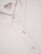 Ecru Micro-Texture Shirt